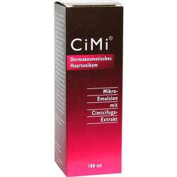 Eine Schachtel eines Haarpflegemittels mit der Aufschrift "CiMi Dermakosmetisches Haartonikum".