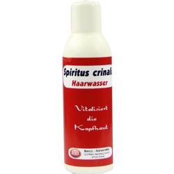 Rote Flasche Haarwasser zur Vitalisierung der Kopfhaut.